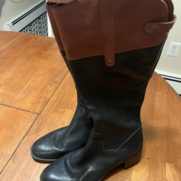 Franco Sarto two tone leather boots size 9.5 - Picture 6 of 7